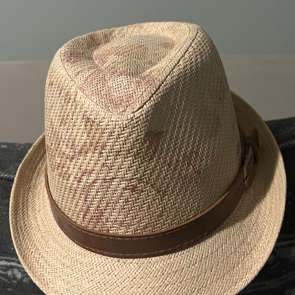 Stylish Tan Fedora with Brown Band